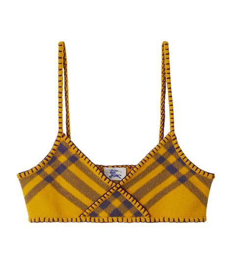 burberry print bralette|Burberry store online.